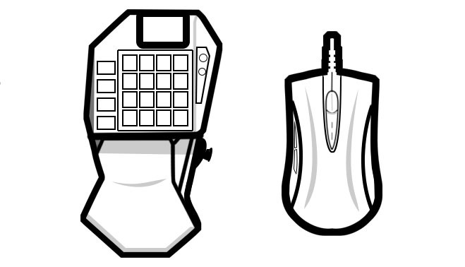 PC Game Keyboard and Mouse