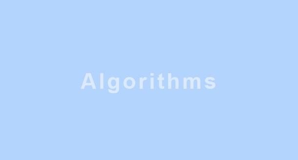 Algorithms